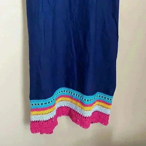 Anthro Akemi + Kin Embroidered Knit Tank Dress - Picture 7 of 12